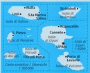 Wandelkaart 693 Liparische Inseln - Isole Eólie o Lípari | Kompass
