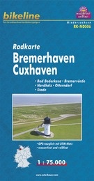 Fietskaart NDS06 Bikeline Radkarte Bremerhaven - Cuxhaven | Esterbauer