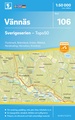 Wandelkaart - Topografische kaart 106 Sverigeserien Vännäs | Norstedts