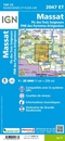 Wandelkaart - Topografische kaart 2047ET Massat - Pic des Trois Seigneurs - PNR Pyr. Ariégeoises | IGN - Institut Géographique National