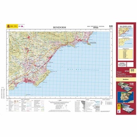 Topografische kaart 848 MT50 Benidorm | CNIG - Instituto Geográfico Nacional1