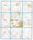 Topografische kaart - Wandelkaart 41D Dinxperlo | Kadaster