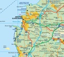 Wegenkaart - landkaart Pocket Map Somerset | Collins