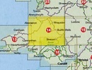 Fietskaart 14 Cycle Map Mid Wales - midden Wales | Walk Wheel Cycle Trust | Sustrans