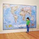 Wereldkaart 85 Politiek, 278 x 194 cm | National Geographic