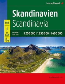Wegenatlas Superatlas Scandinavië - Skandinavien | Freytag & Berndt