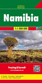 Wegenkaart - landkaart Namibië | Freytag & Berndt