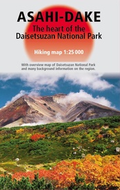 Wandelkaart Asahi - Dake, the heart of Daisetsuzan National Park | Gecko Maps