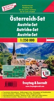 Oostenrijk in 3 delen kaartenset