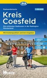 Fietsknooppuntenkaart ADFC Radwanderkarte Kreis Coesfeld - Münsterland | BVA BikeMedia
