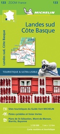 Wegenkaart - landkaart 133 Landes sud, Côte Basque - Baskische Kust | Michelin