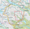 Wandelkaart Hoyfjellskart Ähpar & Rapadalen | Zweden | Calazo