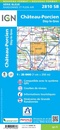 Wandelkaart - Topografische kaart 2810SB Château-Porcien, Dizy-le-Gros | IGN - Institut Géographique National