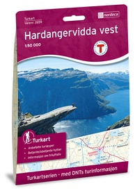 Wandelkaart 2659 Turkart Hardangervidda Vest | Nordeca