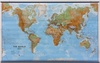 Wereldkaart 69ML Natuurkundig, 136 x 84 cm | Maps International
