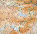 Wegenkaart - landkaart Kazakhstan - Kazachstan | Gizi Map