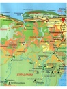 Wegenkaart - landkaart Suriname & Paramaribo | Hebri