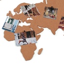 Wereldkaart van kurk Cork Board Map | Luckies
