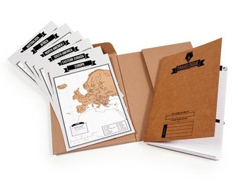 Reisdagboek Travelogue met kraskaarten | Luckies