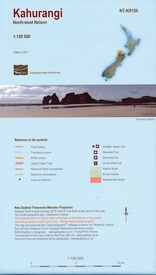 Wegenkaart - landkaart - Wandelkaart Kahurangi, North-west Nelson | NewTopo NZ