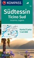 Wandelkaart 111 Südtessin - Ticino Sud | Kompass