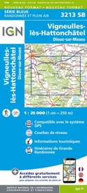 Wandelkaart - Topografische kaart 3213SB Vigneulles-lès-Hattonchâtel | IGN - Institut Géographique National
