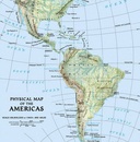 Wandkaart The Americas - Noord & Zuid Amerika, politiek, 60 x 94 cm | National Geographic Wandkaart The Americas - Noord & Zuid Amerika, politiek, 60 x 94 cm | National Geographic