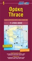 Wegenkaart - landkaart 1 Thracië - Thrace | Road Editions