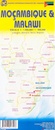 Wegenkaart - landkaart Malawi & Mozambique | ITMB