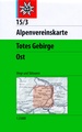 Wandelkaart 15/3 Alpenvereinskarte Totes Gebirge - Ost | Alpenverein