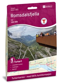 Wandelkaart 2822 Turkart Romsdalsfjella Sør | Nordeca
