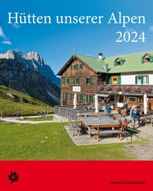  Kalender Kalender Hütten unser Alpen 2024 | Rother Bergverlag