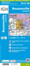 Wandelkaart - Topografische kaart 3512SB Bouzonville | IGN - Institut Géographique National