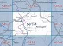 Topografische kaart - Wandelkaart 59/3-4 Topo25 Rochefort - Nassogne | NGI - Nationaal Geografisch Instituut
