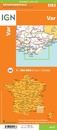 Wegenkaart - landkaart 721350 Var | IGN - Institut Géographique National
