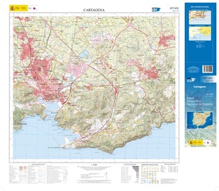 Topografische kaart 977-II/IV Cartagena | CNIG - Instituto Geográfico Nacional1