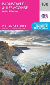 Wandelkaart - Topografische kaart 180 Landranger Barnstaple & Ilfracombe, Lynton & Bideford | Ordnance Survey
