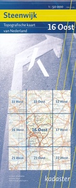 Topografische kaart  16 Oost Steenwijk | Topografische Dienst Kadaster
