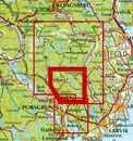 Wandelkaart 2527 Turkart Skien Ost | Nordeca