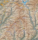 Wegenkaart - landkaart Lesotho | MapStudio