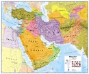 Wandkaart Middle East - Midden Oosten, 120 x 100 cm | Maps International Wandkaart Middle East - Midden Oosten, 120 x 100 cm | Maps International