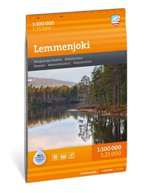 Wandelkaart Fjällkartor 1:100.000 Lemmenjoki | Finland | Calazo