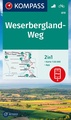 Wandelkaart 819 Weserbergland-weg | Kompass