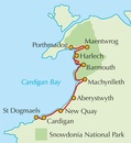 Wandelgids Wales: The Ceredigion and Snowdonia Coast Paths | Cicerone