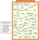 Wandelkaart - Topografische kaart 247 Explorer  Grantham  | Ordnance Survey