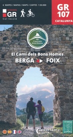 Wandelkaart GR107 Berga - Foix , El Cami dels Bons Homes | Editorial Alpina