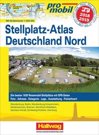 Campergids Deutschland Nord Stellplatz-Atlas 2018-2019 | Promobil