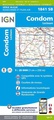 Wandelkaart 1841 SB - Serie Bleue Condom | IGN - Institut Géographique National