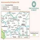 Wandelkaart - Topografische kaart 246 OS Explorer Map Loughborough | Ordnance Survey