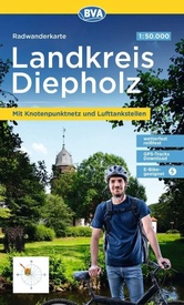 Fietskaart - Fietsknooppuntenkaart ADFC Radwanderkarte Landkreis Diepholz | BVA BikeMedia